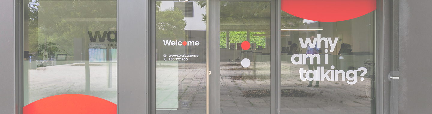Vitrine de l'agence