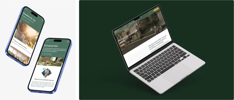 Visuel principal du projet immobilier KIEM 2050 conçu par l'agence Wait: présentant le futur bâtiment durable au Kirchberg à Luxembourg