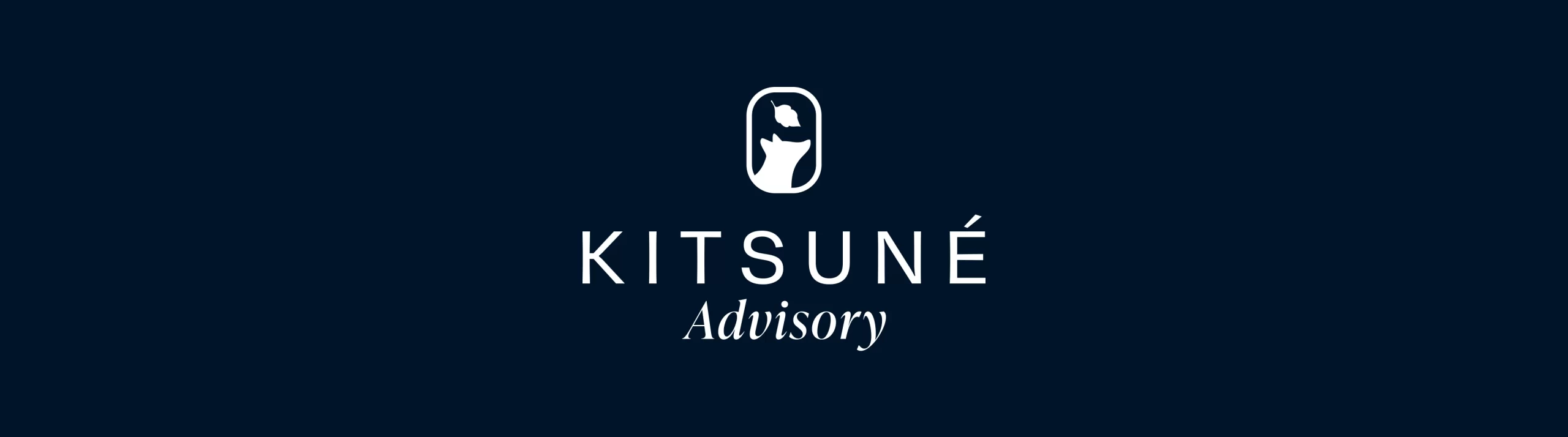 Nouvelle identité visuelle Kitsuné Advisory repensée par l’agence Wait: